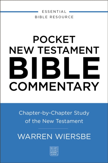 Pocket New Testament Bible Commentary : Chapter-by-Chapter Study of the New Testament - 9780310181149