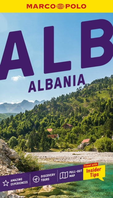 Marco Polo Albania Pocket Travel Guide : Pull-out Map | Local Knowledge | Covers: Tirana, Berat, Albanian Riviera, beaches and more - 9781917131568