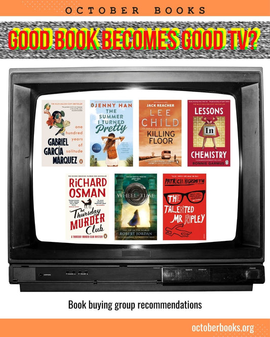 Book buying group recommendations: Good book becomes good TV?