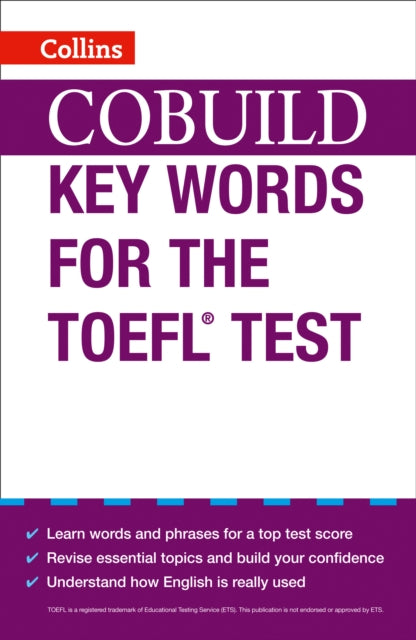 COBUILD Key Words for the TOEFL Test - 9780007453467