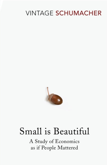 Small Is Beautiful : A Study of Economics as if People Mattered - 9780099225614