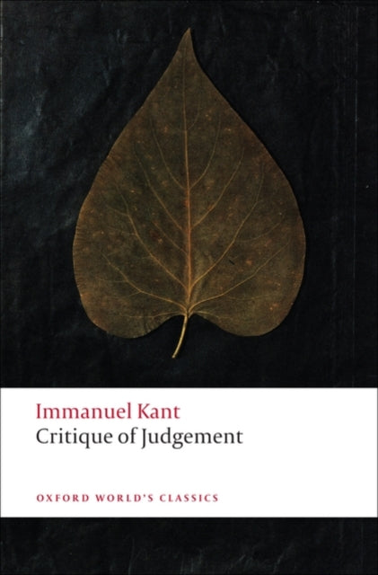 Critique of Judgement - 9780199552467