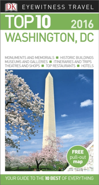 DK Eyewitness Top 10 Travel Guide: Washington DC - 9780241198483