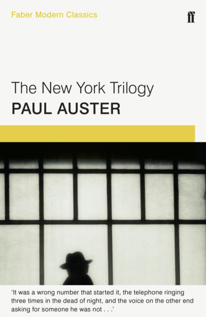 The New York Trilogy : Faber Modern Classics - 9780571322800