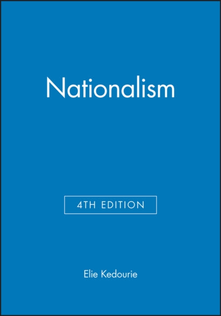 Nationalism - 9780631188858