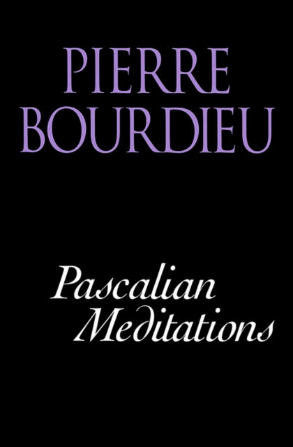 Pascalian Meditations - 9780745620558