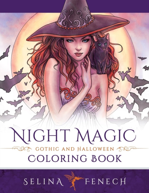 Night Magic - Gothic and Halloween Coloring Book : 10 - 9780994585233