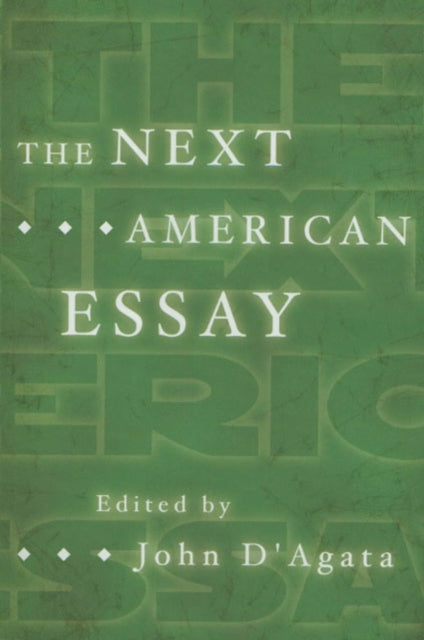 The Next American Essay-9781555973759