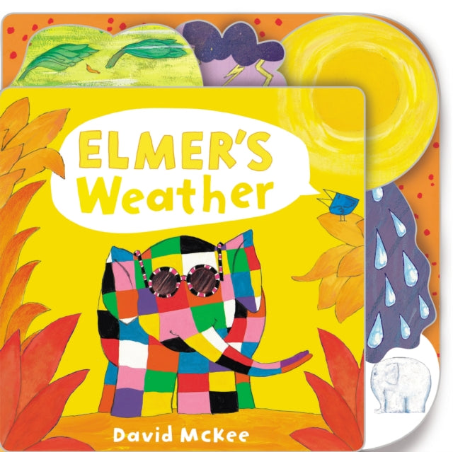 Elmer's Weather : Tabbed Board Book - 9781783446063