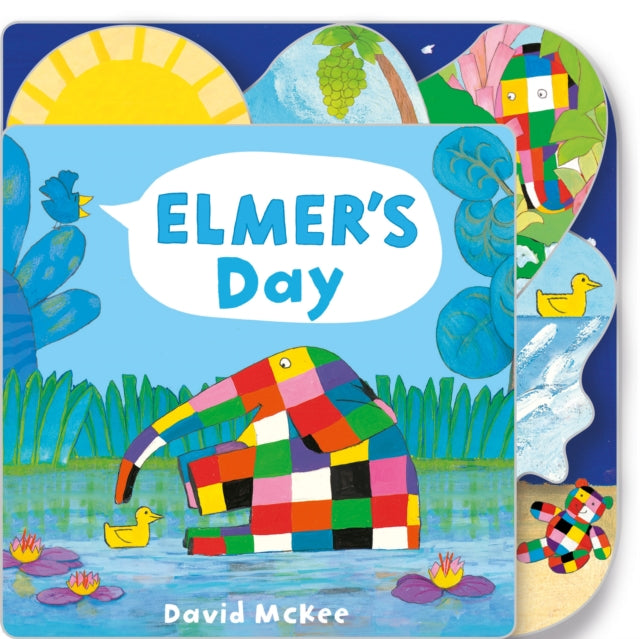 Elmer's Day : Tabbed Board Book - 9781783446087