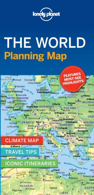 Lonely Planet The World Planning Map - 9781786579119