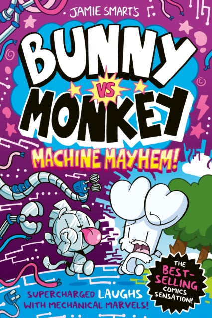 Bunny vs Monkey: Machine Mayhem (a Phoenix Comic Book, from the multi-million-selling creative genius Jamie Smart) - 9781788452977