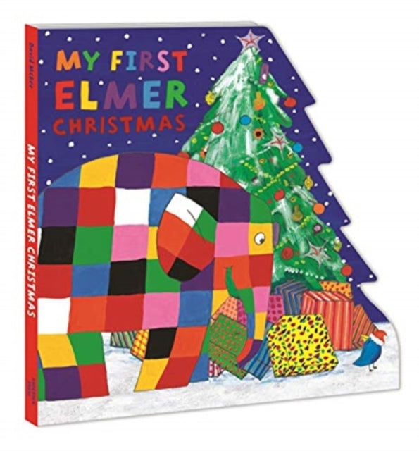 My First Elmer Christmas : Shaped Board Book - 9781839130540