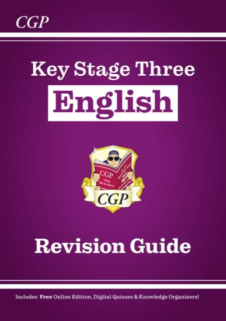 New KS3 English Revision Guide (with Online Edition, Quizzes and Knowledge Organisers)-9781847622570
