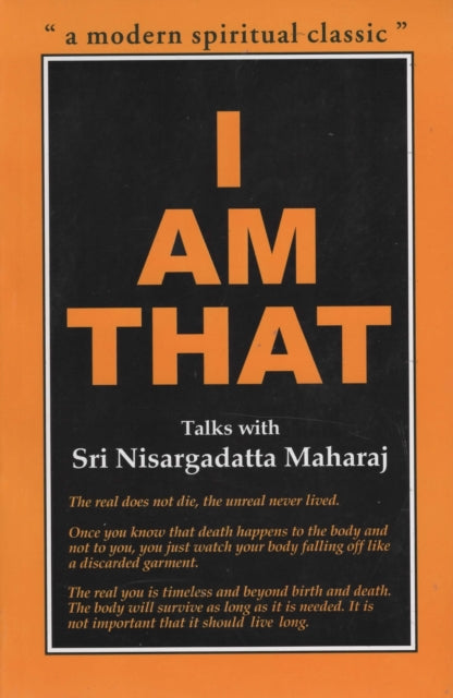 I am That : Talks with Sri Nisargadatta Maharaj - 9788185300535