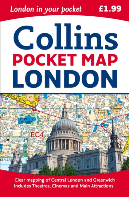 Collins Pocket Map London-9780008104566