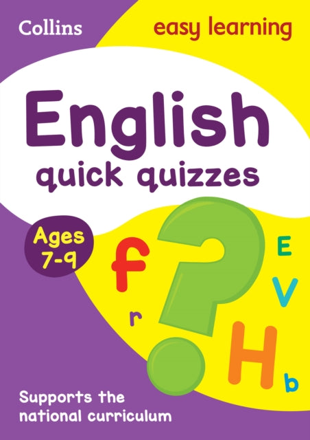 English Quick Quizzes Ages 7-9 : Ideal for Home Learning-9780008212636