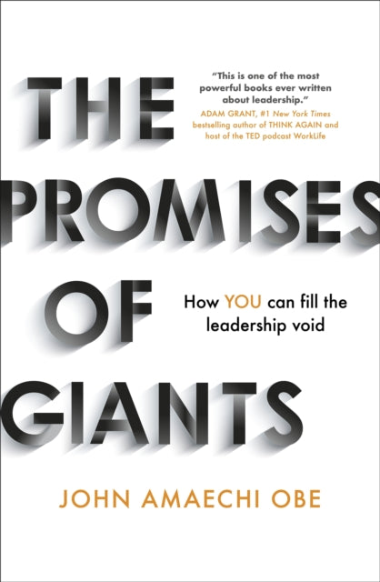The Promises of Giants : How YOU can fill the leadership void --THE SUNDAY TIMES HARDBACK NON-FICTION & BUSINESS BESTSELLER---9781529345872