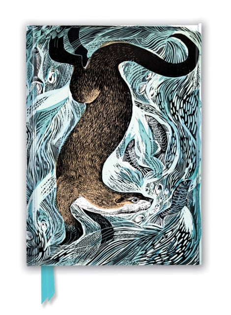 Angela Harding: Fishing Otter (Foiled Journal)-9781787558021